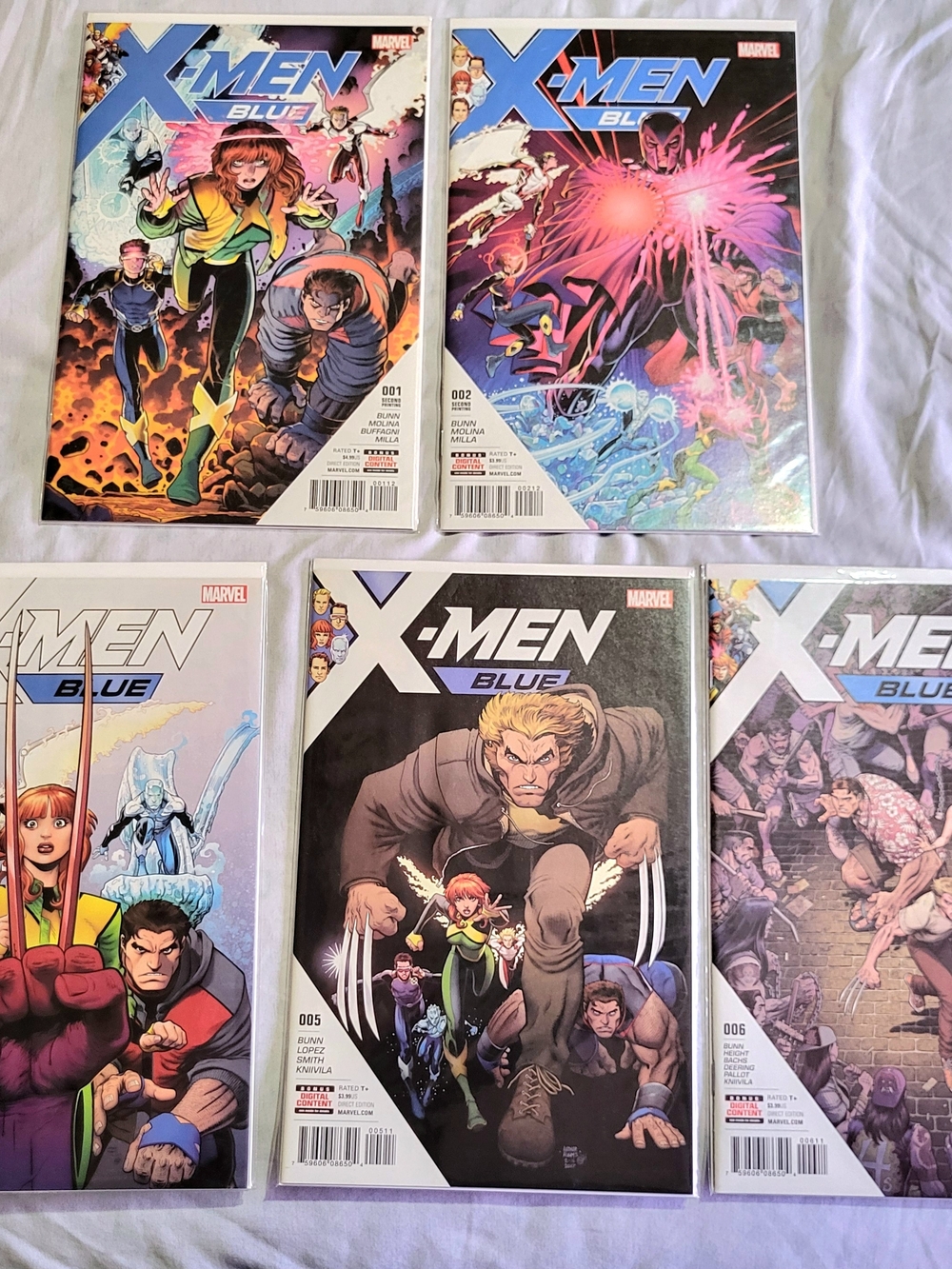 Marvel X-Men Blue Comic Lot